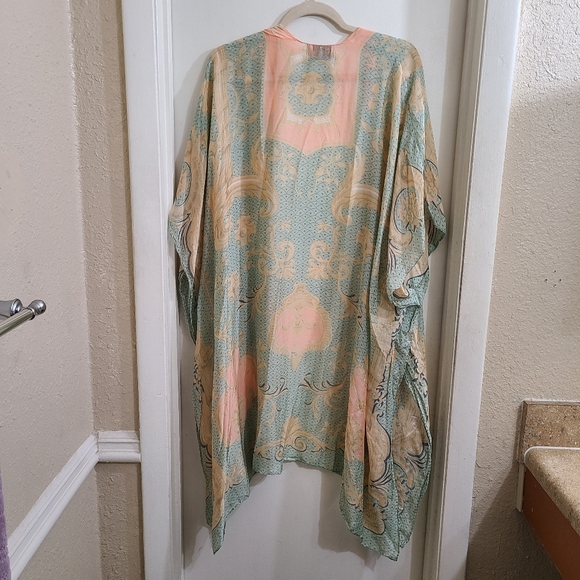 One Hundred Starts Floral Kimono Yukatas Duster One Size - Picture 2 of 7